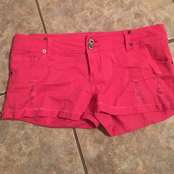 Pink shorts