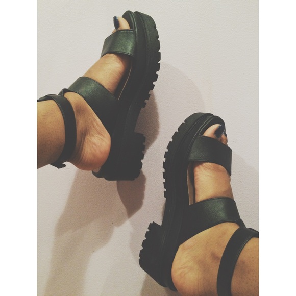 Black Lamoda UK Platform Sandals