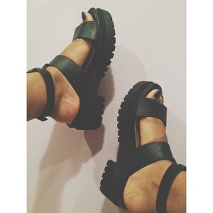 Black Lamoda UK Platform Sandals