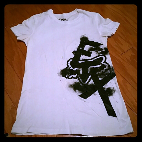 Fox shirt with black sparkles