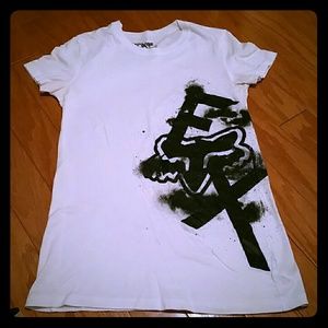 Fox shirt with black sparkles