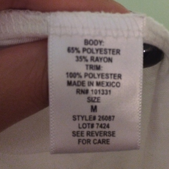 Lace, Transparent, collar Tank-top (tie at bottom) - Picture 4 of 4