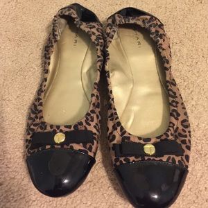 Leopard ballet flats
