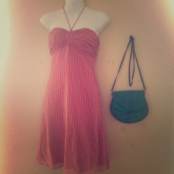 Tocca Silk Halter Dress
