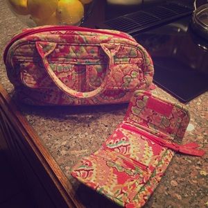 Vera Bradley& matching Wallet