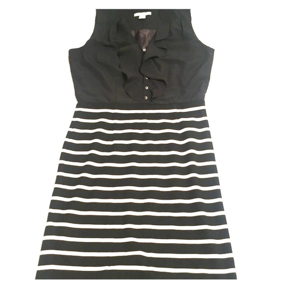 White House Black Market striped shift dress