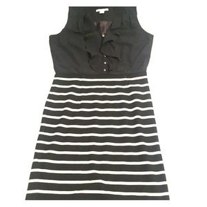 White House Black Market striped shift dress