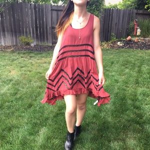 Free people trapeze slip dress