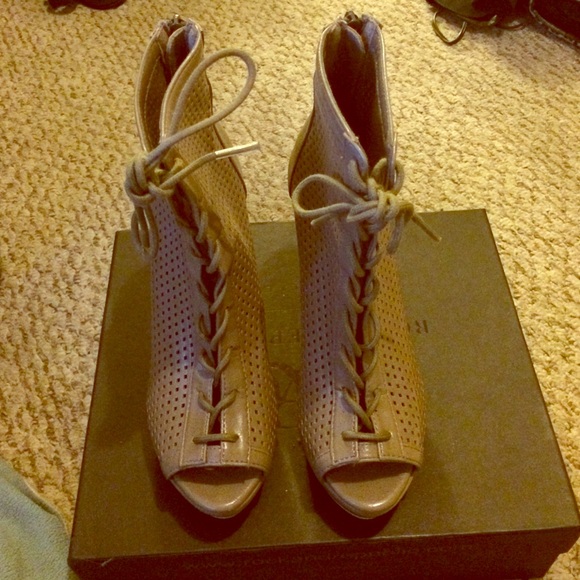Lace-up heels