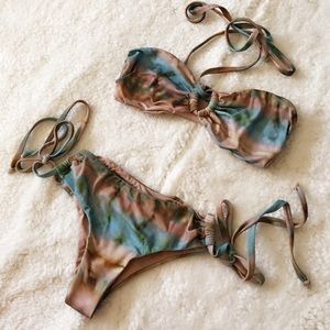 Blue Life Mojave Tie Halter & Side Tie Bottom