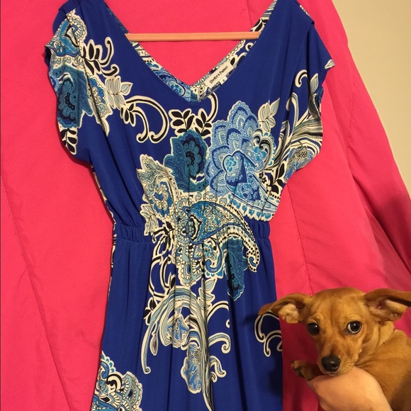 Blues/Whites Dress