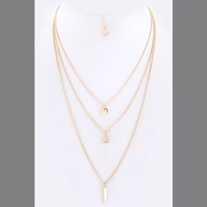 Pendent necklace set