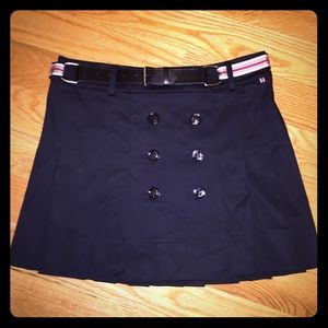 Burberry London pleated skirt with belt, NWOT