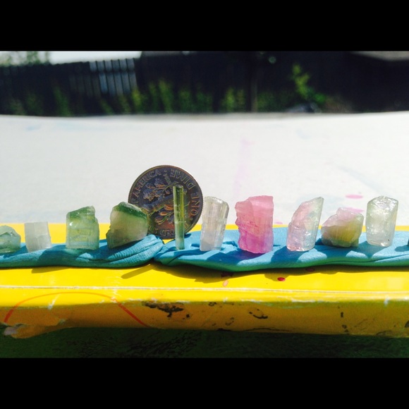 Raw tourmaline exquisite gem grade ! 💖