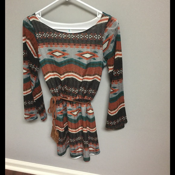 Aztec print/colored dress!
