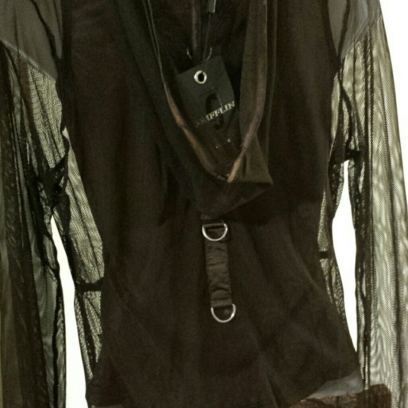 Jrs Sale Brown net hoodie NWT - Picture 3 of 4