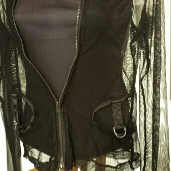 Jrs Sale Brown net hoodie NWT - Picture 4 of 4