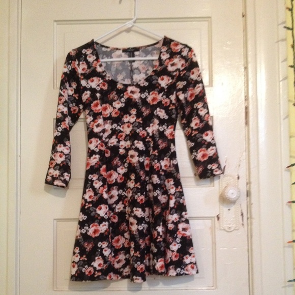 Floral skater dress