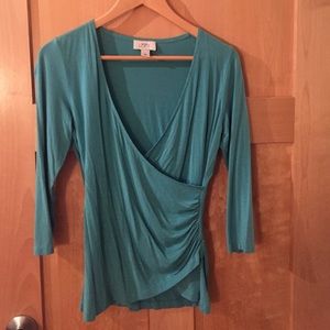 Ann Taylor Loft v-neck long sleeve