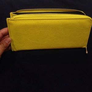 Brand new yellow wallet