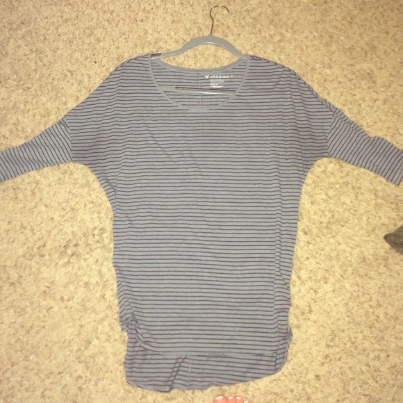 American Eagle Grey & Black Jegging T