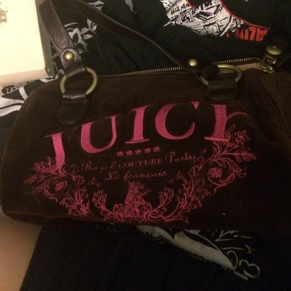 Brown and Pink Juicy Couture Bag!! - Picture 1 of 3