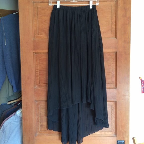 Adorable high low black skirt from Nordstrom