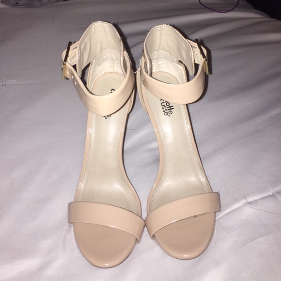 Charlotte Russe Shoes - Nude heels