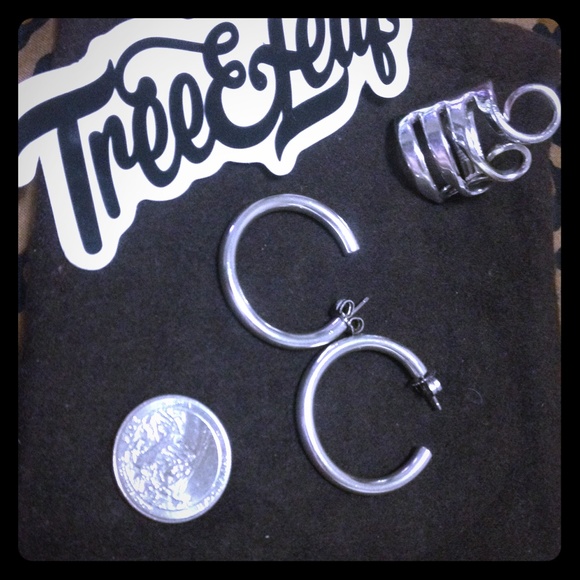 Sterling Silver Hoops