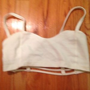 White bralette
