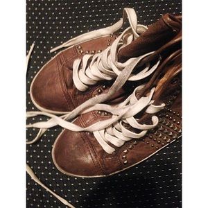 ONE DAY SALE. Frye Kira biker high tops