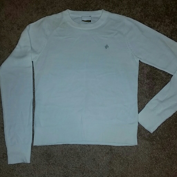 All white Southpole sweater