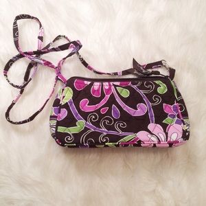 Vera Bradley small cross body purple punch
