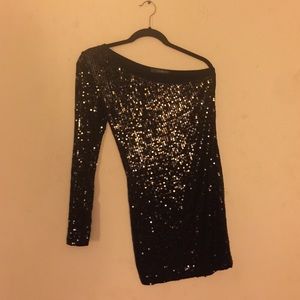 Black sparkly dress