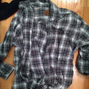 Black and white flannel