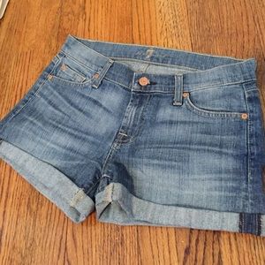 7 for all mankind Jean Shorts