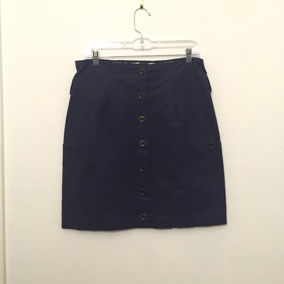 Steven Alan navy blue skirt