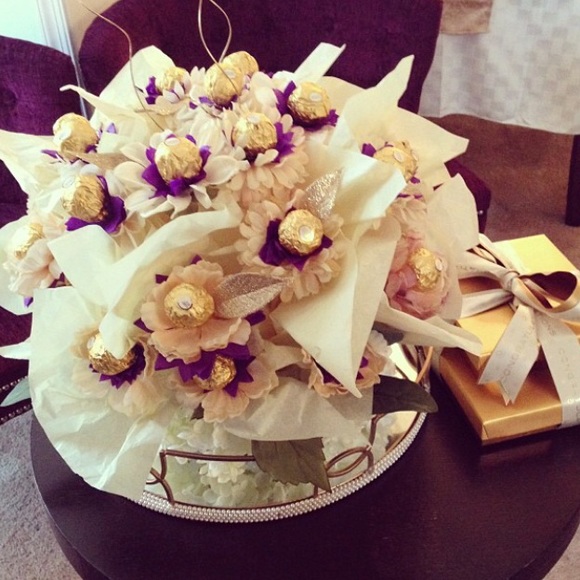 Not for sale** just showing Godiva flower bouquet