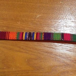 Mexican blanket style belt