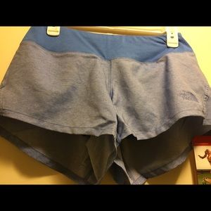 North face workout shorts size S.