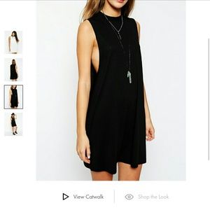 Long oversize muscle shirt