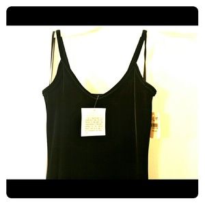 Black velvet dress, NWT