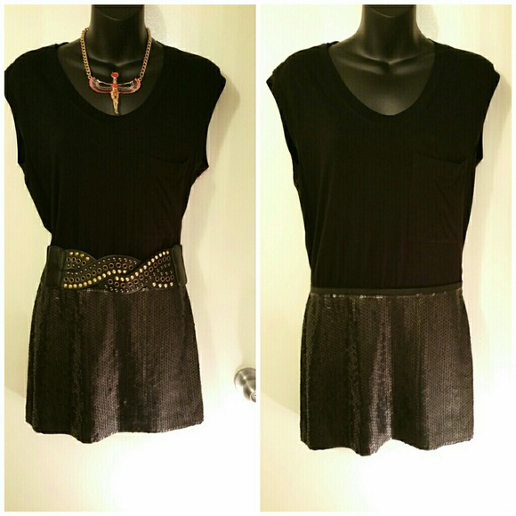 BCBG MAX AZRIA sequins dress