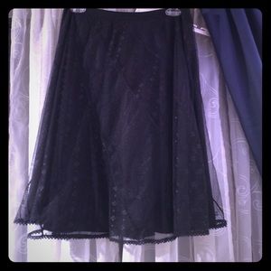 Black skirt
