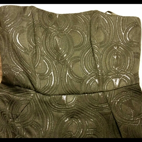 🎉HPx2🎉BLACK STRAPLESS Cocktail Party Prom Dress - Picture 2 of 4