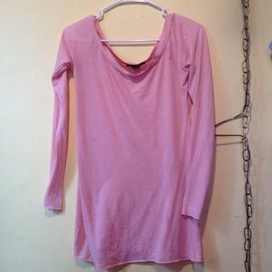 Pink long sleeve top