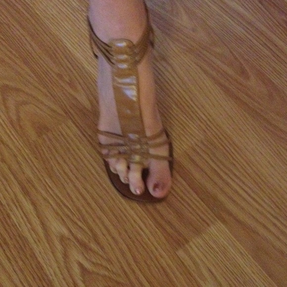 Nine West light brown heels - Picture 1 of 2