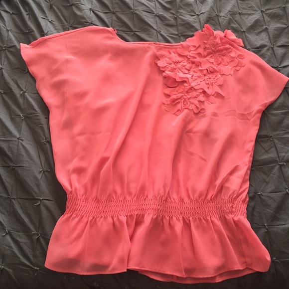 Elle Tops - Elle coral top