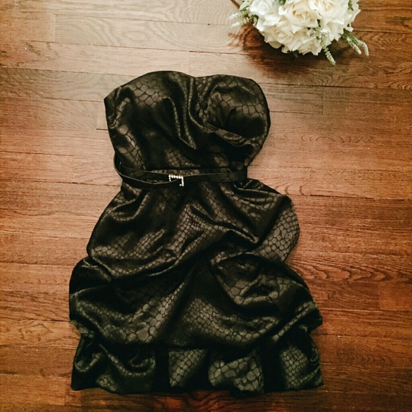Textured Little black dress