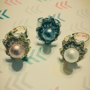 Pearl Flower Ring